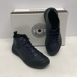 Pataugas casual leather sneakers blue